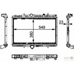 Radiators, Motora dzesēšanas sistēma 555x380x18, 1.8,...