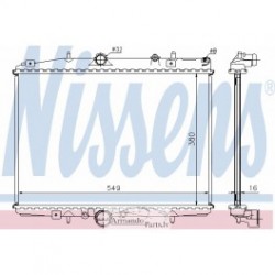 Radiators, Motora dzesēšanas sistēma 380 X 549 X 16 mm,...
