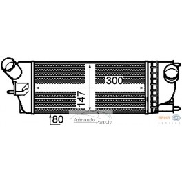Starpdzesētājs 300x145x77, 1.6HDI, 2.0HDI, 0384K8