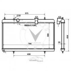 Radiators 704x380x33, 3.0V6, 1330K8
