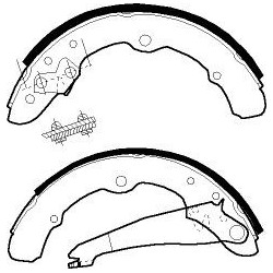Bremžu loki FSB273, 443609527A