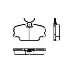 Bremžu kluči MINTEX MB 190 FSL669