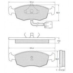 Bremžu kluči FORD SCORPIO SIMER 6521375, FSL276
