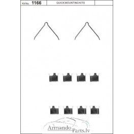 Bremžu uzliku rem.k-ts Quick Brake Q1166 