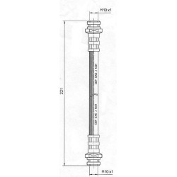 Bremžu šļauciņa MITSUBISHI PAJERO