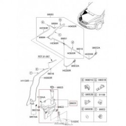 KIA Ceed 10- Logu mazgājamā tvertne 98620-1H600 2