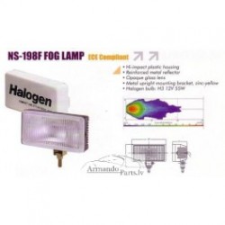 Papildlukturis miglas 167X100 plastmasas korpuss...