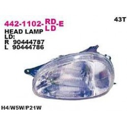 Opel Corsa  93-99 lukturis L man DEPO