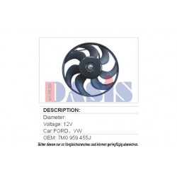 VW Sharan 95-00 ventilators W+S 315mm 2pin