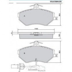 Bremžu kluči VW PASSAT