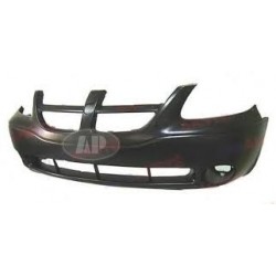 DG Caravan 01-04 bamperis ar caurumiem melns gruntēts TW