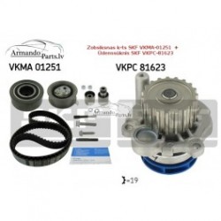 Zobsiksnas k-ts SKF VKMA-01251 + Ūdenssūknis SKF VKPC-81623