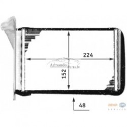 BMW 3 E30 82-91 radiators krasns 220x153x48 RA70503