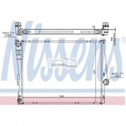 BMW 3 E46 98- radiators 2.0/2.0TD/2.5/2.8 AUT 580X450X30...