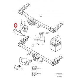 Volvo v70 ākā dekoratīvais vāciņš 8682055