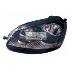 Golf 03-09 lukturis L H7+H7 ar motoriņu, melns