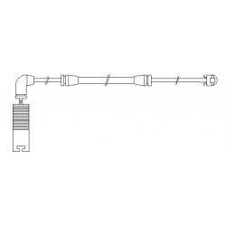 BMW 3 E46 98- bremžu nodiluma indikators priekšas 3.0...