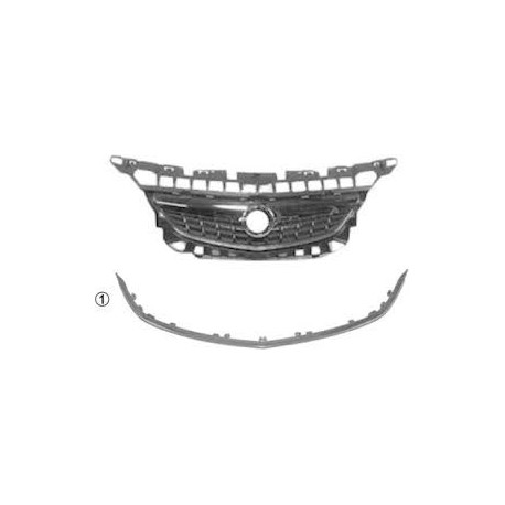 Astra 09- restes uzlika hroms TW 1400428