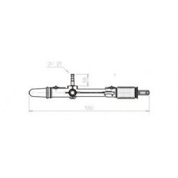 AX 86-96 stūres mehānisms GENERAL RICAMBI