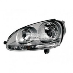 VW Golf 03-09 lukturis L H7+H7 ar motoriņu ALU MARELLI