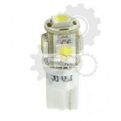 Spuldze LedW5W, T10, 12V 5x SMD 5050 2gab.