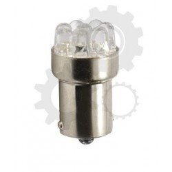 Spuldze Ba15s, R5W 12V FLUX LED 5mm, G18 2gab.