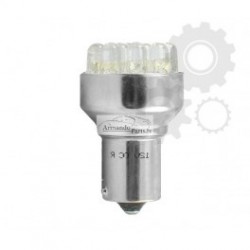 Spuldze Ba15s, P21W 12V 12x FLUX LED 5mm , S25 2gab.