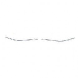 MB W210 99- bampera uzlikas hroms L