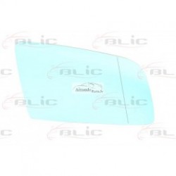 BMW 5 E60 03- spoguļa stikls R asfērisks, zils, APSILDĀMS...