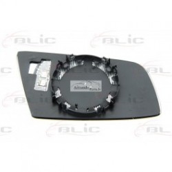 BMW 5 E60 03-  spoguļa stikls L, asfērisks, zils,... 2