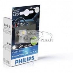 AUTOL.PHILIPS LED 10,5X43 12V, 1W, 4000k