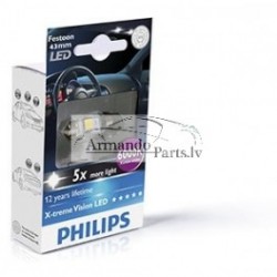 Autolampa PHILIPS LED 10,5X43 12V  1W 6000k