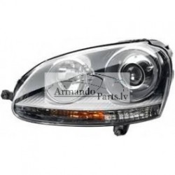 VW Golf 5 03-09 priekšējais lukturis,L,  D2S, H7,...
