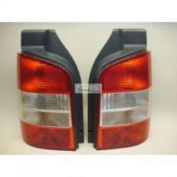 VW Transporter 09- aizmugures lukturis balts/sarkans R...