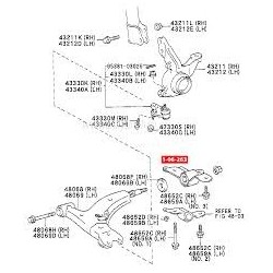 TOYOTA COROLLA bukse 48076-12010