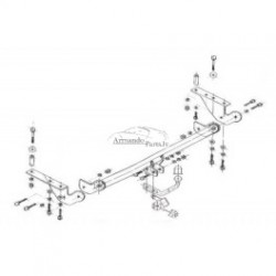 Vilkšanas āķis STEINHOF Toyota Avensis 4/5D T25 2003-