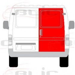 FORD TRANSIT 86-00 Durvis aizmugurējās