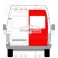 FORD TRANSIT 86-00 Durvis aizmugurējās