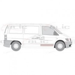  MERCEDES VITO (W638) 96-03 Durvju rem. kompl. 