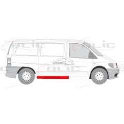 MERCEDES VITO  (W638) 96-03 Sānu sliekšņu remonta komplekts 2