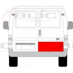 FORD TRANSIT 86-00 Durvju rem. kompl. pa labi