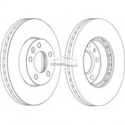 Bremzes/diski DELPHI BG9891