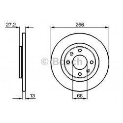 Bremzes/diski DELPHI BG3421 (kompl. 2Gab) 2