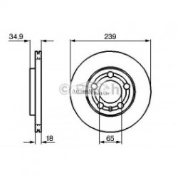Bremzes/diski DELPHI BG3695 (kompl. 2Gab) 2