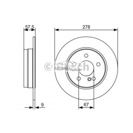 Bremzes/diski DELPHI BG4152 (kompl. 2Gab) 	204...