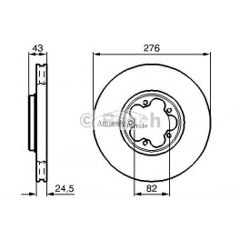 Bremzes/diski DELPHI BG3676 (kompl. 2Gab)...