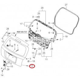 HYUNDAI / KIA, RUBBER-CUSHION 0B13056802B