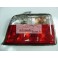 BMW E36 91-98 aizmugures SED CRISTAL, balts/sarkans komplekts E