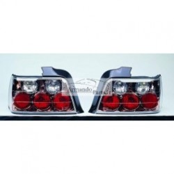 BMW E36 91-98 aizmugures SED tumšs hroms, komplekts E 2