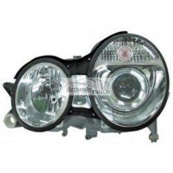 Mercedes W210 99- lukturis CLEAR gaišs hroms, komplekts E